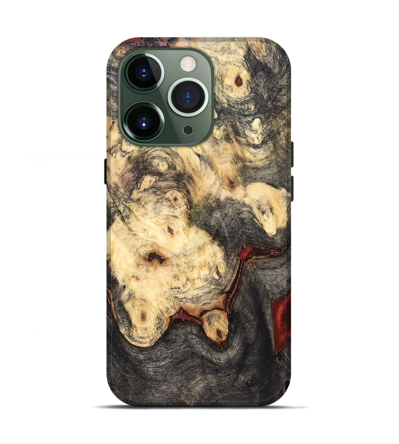 iPhone 13 Pro Wood Live Edge Phone Case - Jeanine (Solid Wood, 823398)