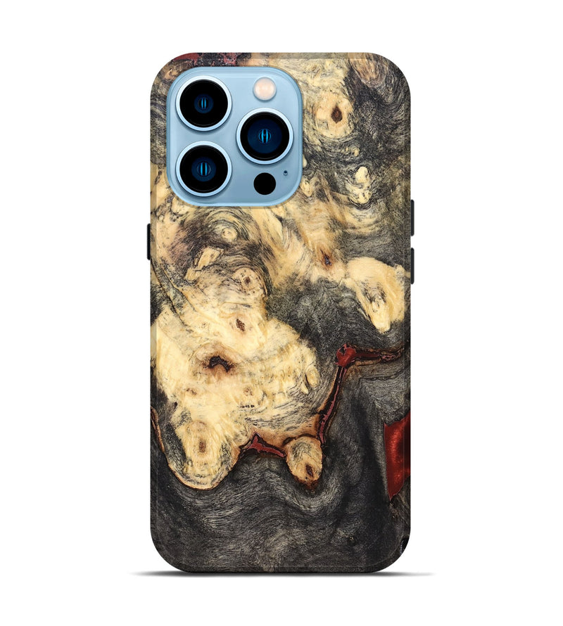 iPhone 14 Pro Wood Live Edge Phone Case - Jeanine (Solid Wood, 823398)