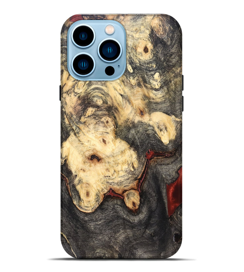 iPhone 14 Pro Max Wood Live Edge Phone Case - Jeanine (Solid Wood, 823398)