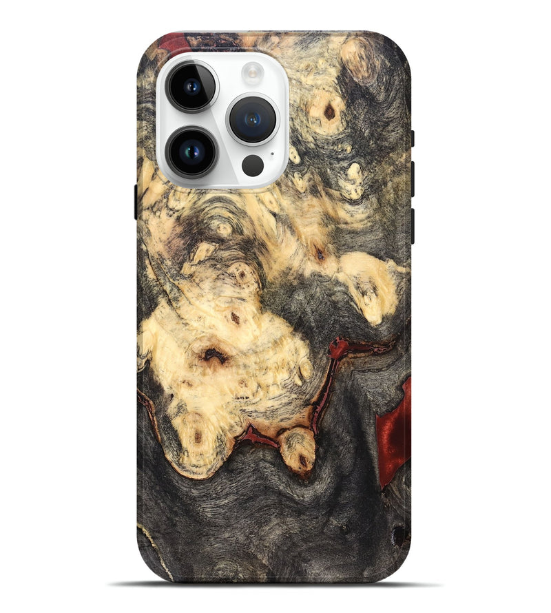 iPhone 15 Pro Max Wood Live Edge Phone Case - Jeanine (Solid Wood, 823398)