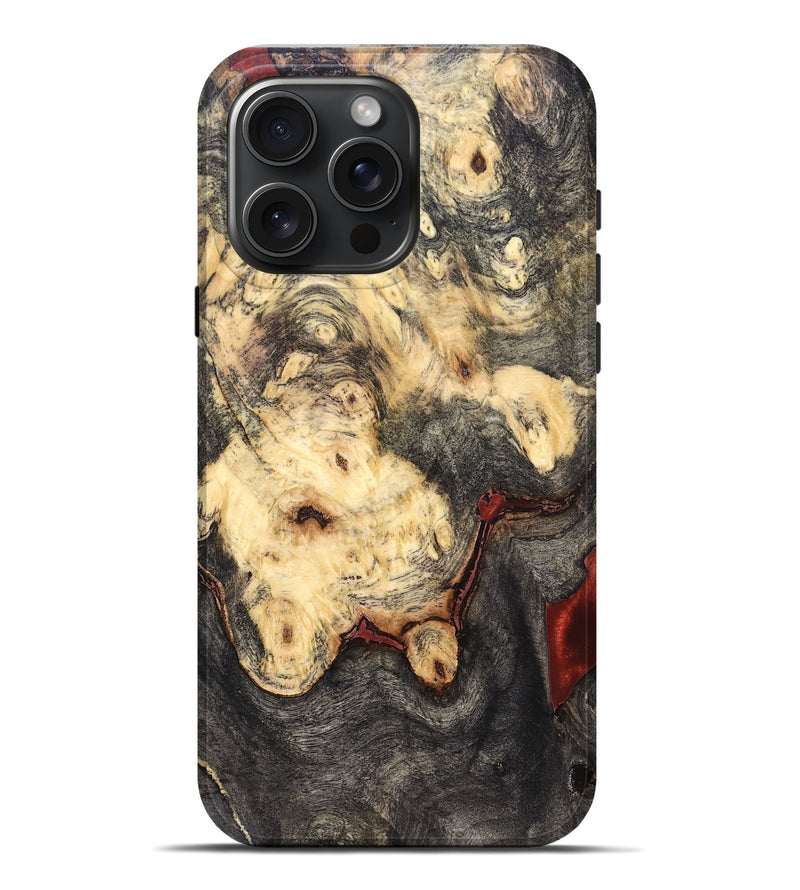 iPhone 16 Pro Max Wood Live Edge Phone Case - Jeanine (Solid Wood, 823398)
