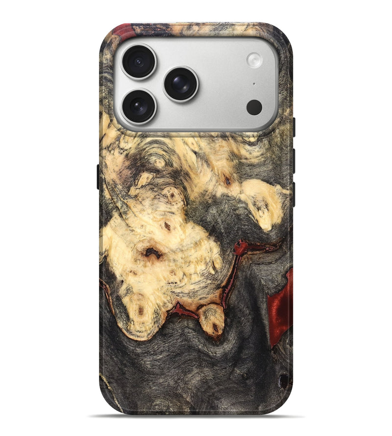 iPhone 17 Pro Max Wood Live Edge Phone Case - Jeanine (Solid Wood, 823398)