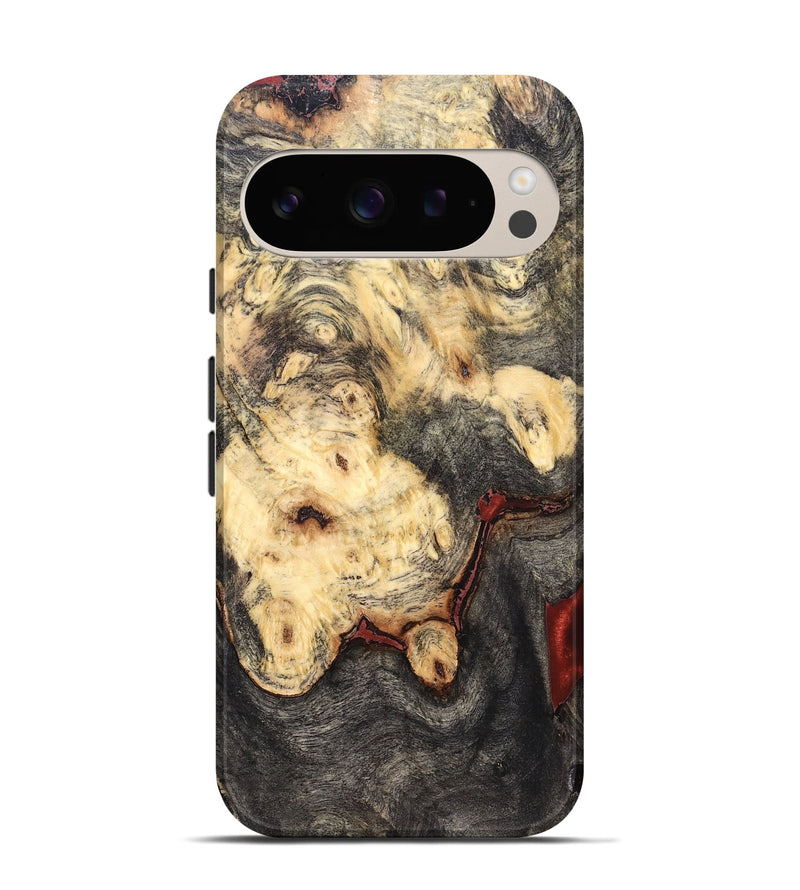 Pixel 9 Pro Wood Live Edge Phone Case - Jeanine (Solid Wood, 823398)