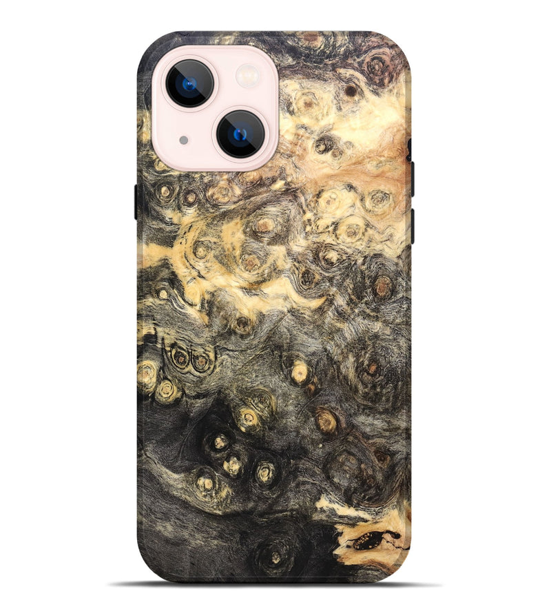 iPhone 14 Plus Wood Live Edge Phone Case - Mabel (Solid Wood, 823399)