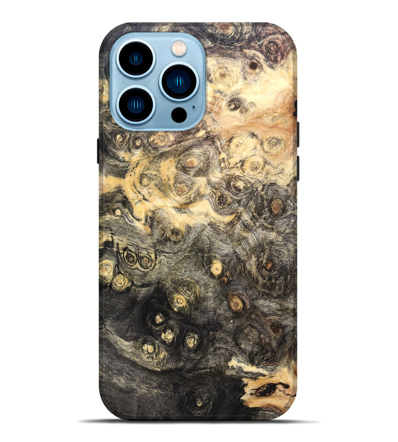 iPhone 14 Pro Max Wood Live Edge Phone Case - Mabel (Solid Wood, 823399)