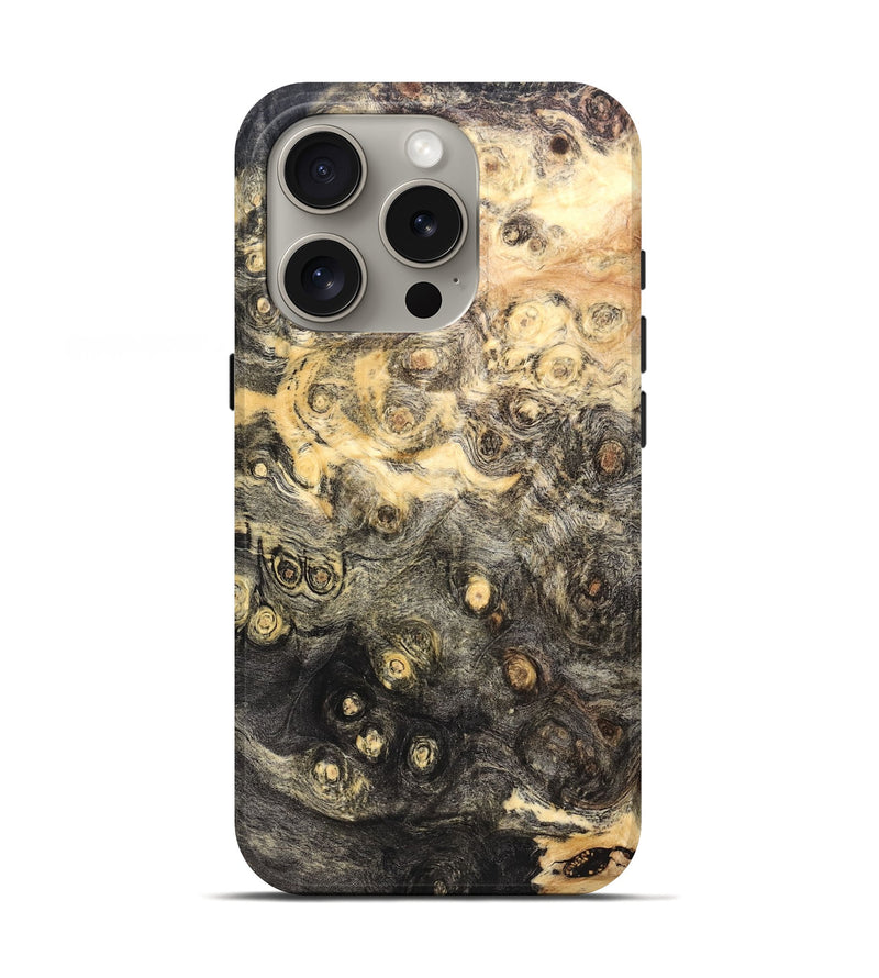 iPhone 16 Pro Wood Live Edge Phone Case - Mabel (Solid Wood, 823399)