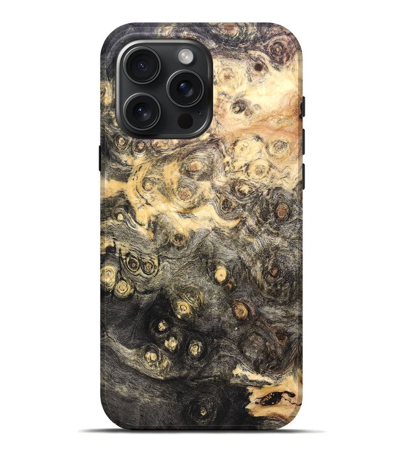 iPhone 16 Pro Max Wood Live Edge Phone Case - Mabel (Solid Wood, 823399)