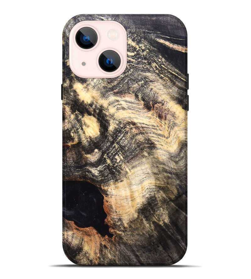 iPhone 14 Plus Wood Live Edge Phone Case - Alberto (Solid Wood, 823400)