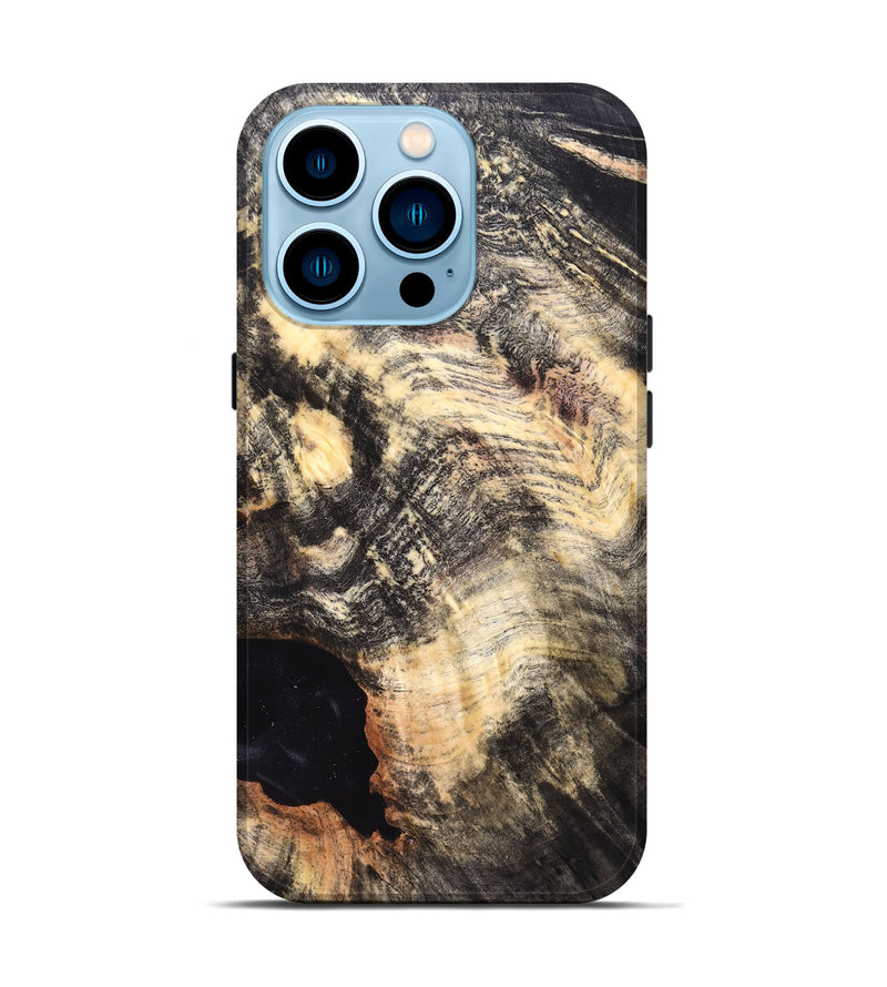 iPhone 14 Pro Wood Live Edge Phone Case - Alberto (Solid Wood, 823400)