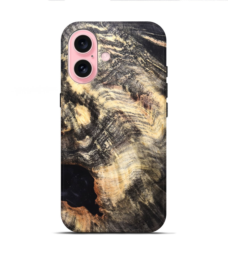 iPhone 16 Wood Live Edge Phone Case - Alberto (Solid Wood, 823400)