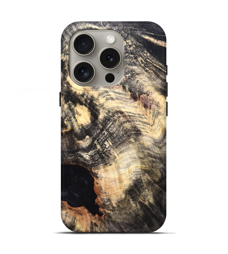 iPhone 16 Pro Wood Live Edge Phone Case - Alberto (Solid Wood, 823400)
