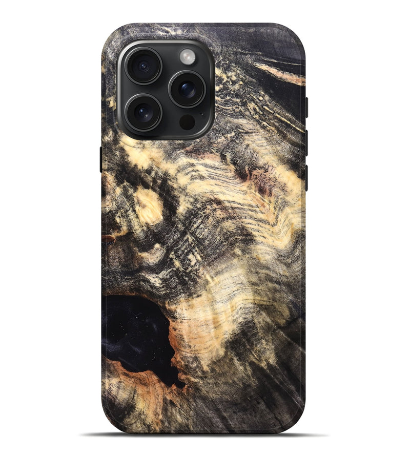iPhone 16 Pro Max Wood Live Edge Phone Case - Alberto (Solid Wood, 823400)