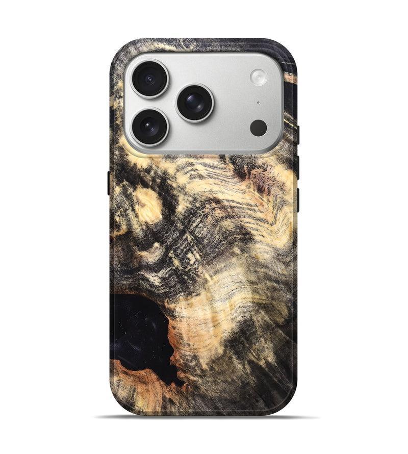 iPhone 17 Pro Wood Live Edge Phone Case - Alberto (Solid Wood, 823400)