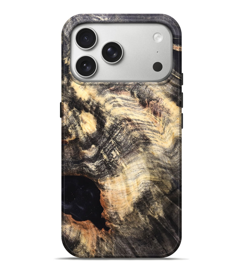 iPhone 17 Pro Max Wood Live Edge Phone Case - Alberto (Solid Wood, 823400)