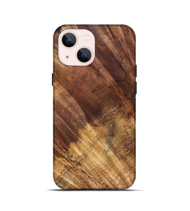 iPhone 13 mini Wood Live Edge Phone Case - Jabari (Solid Wood, 823401)