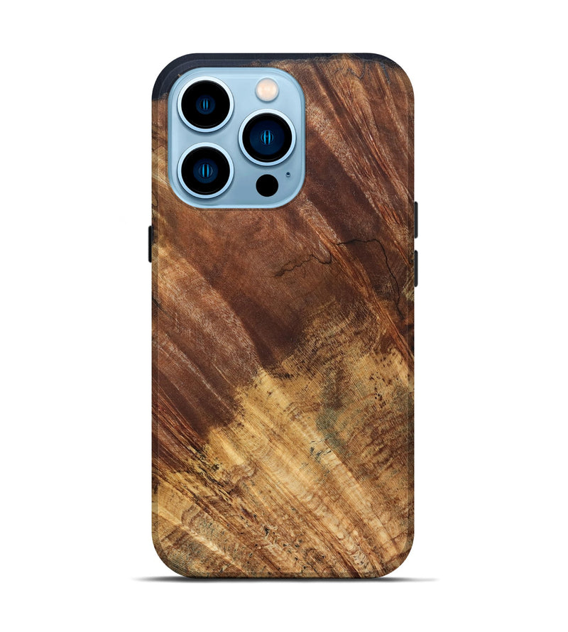 iPhone 14 Pro Wood Live Edge Phone Case - Jabari (Solid Wood, 823401)