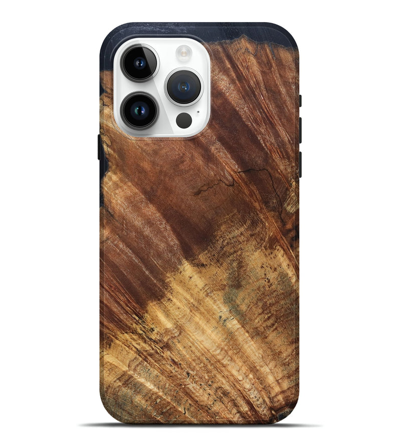 iPhone 15 Pro Max Wood Live Edge Phone Case - Jabari (Solid Wood, 823401)