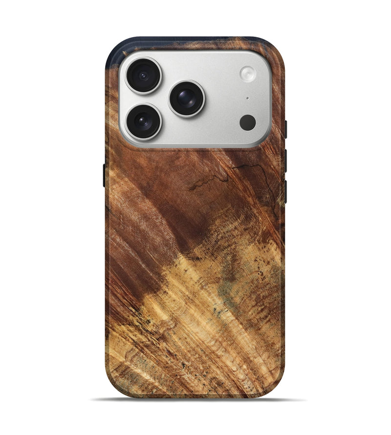 iPhone 17 Pro Wood Live Edge Phone Case - Jabari (Solid Wood, 823401)
