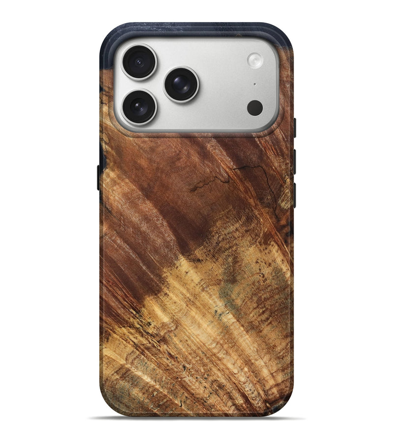 iPhone 17 Pro Max Wood Live Edge Phone Case - Jabari (Solid Wood, 823401)