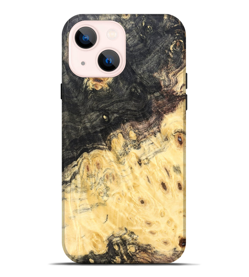 iPhone 14 Plus Wood Live Edge Phone Case - Heath (Solid Wood, 823402)