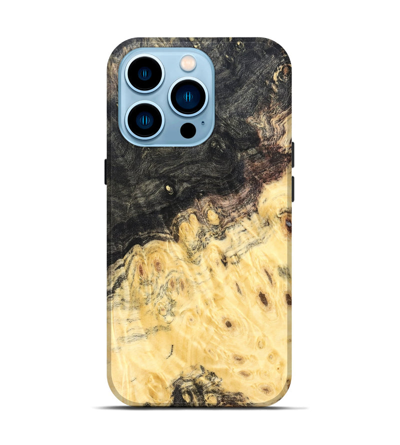iPhone 14 Pro Wood Live Edge Phone Case - Heath (Solid Wood, 823402)