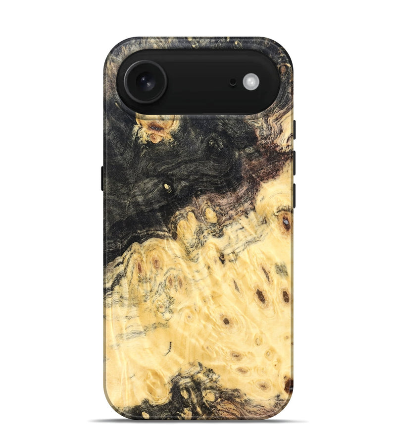 iPhone 17 Air Wood Live Edge Phone Case - Heath (Solid Wood, 823402)