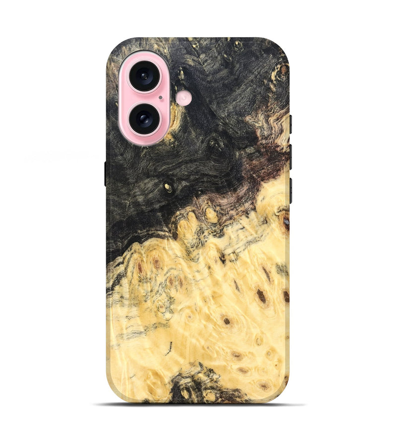 iPhone 17 Wood Live Edge Phone Case - Heath (Solid Wood, 823402)