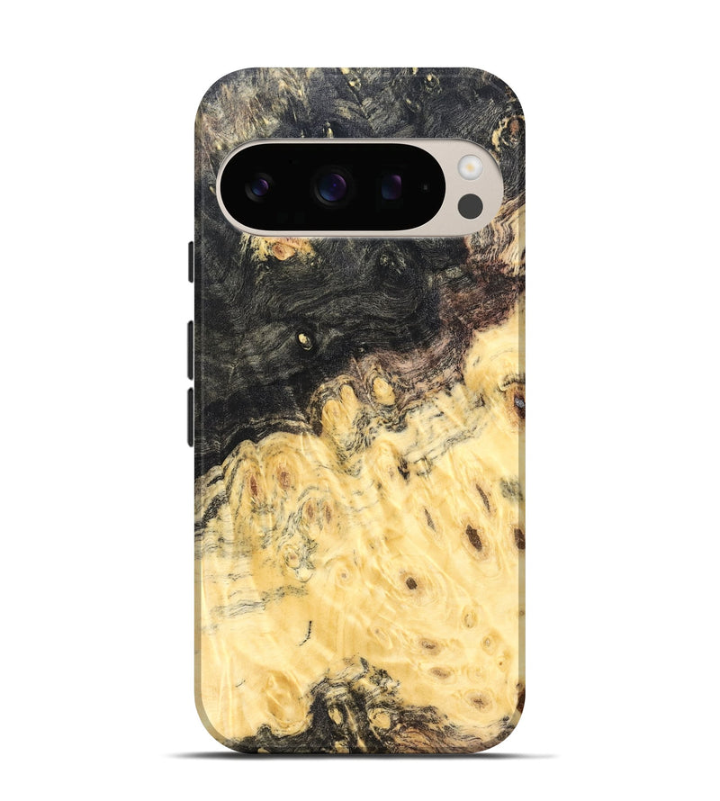 Pixel 10 Pro Wood Live Edge Phone Case - Heath (Solid Wood, 823402)