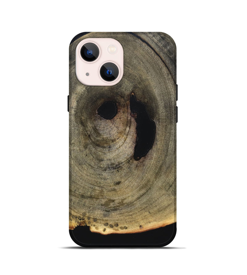 iPhone 13 mini Wood Live Edge Phone Case - Birdie (Solid Wood, 823403)