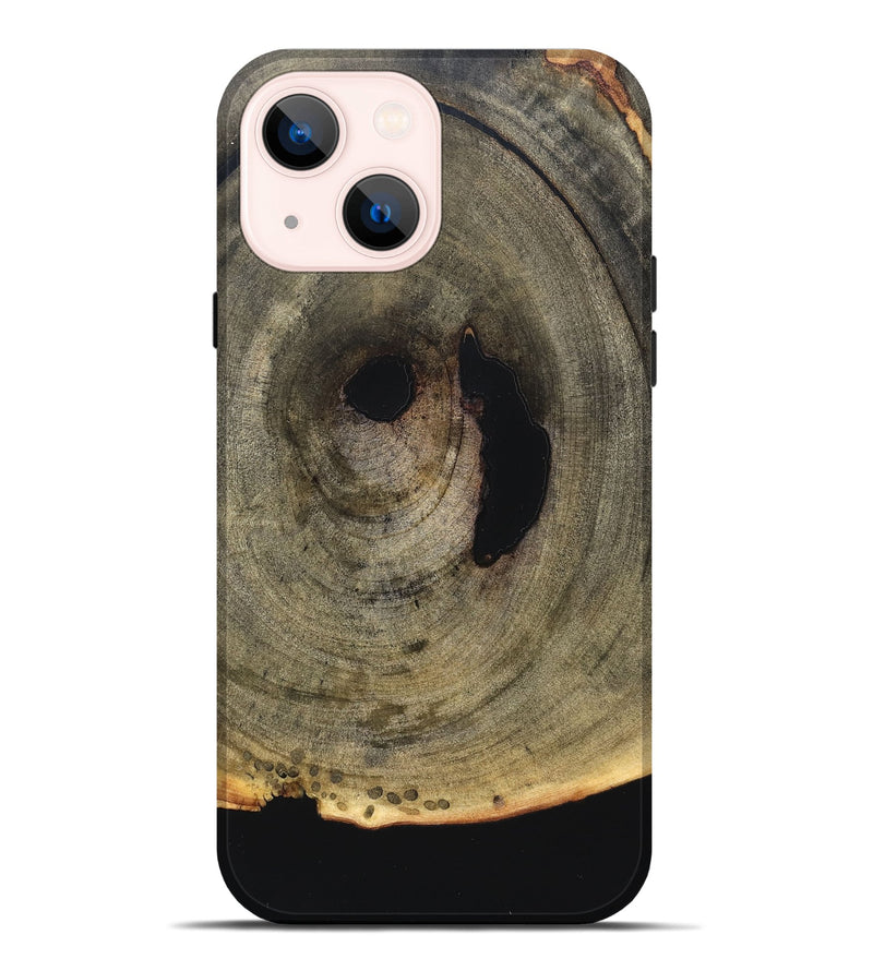 iPhone 14 Plus Wood Live Edge Phone Case - Birdie (Solid Wood, 823403)