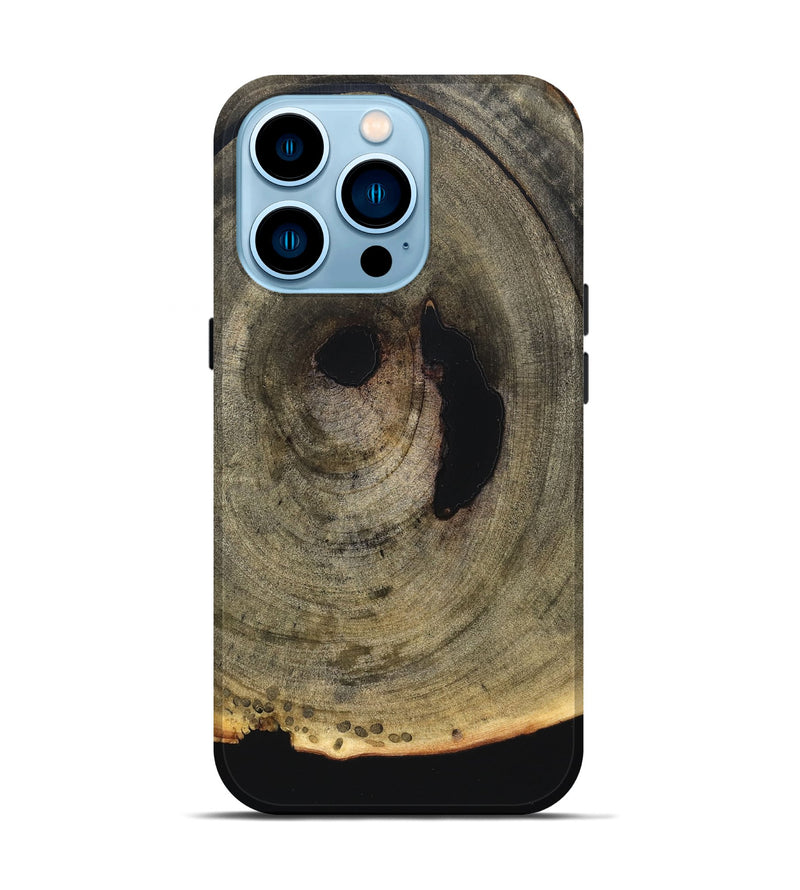 iPhone 14 Pro Wood Live Edge Phone Case - Birdie (Solid Wood, 823403)