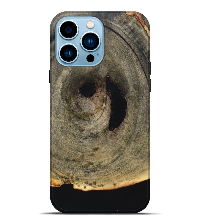 iPhone 14 Pro Max Wood Live Edge Phone Case - Birdie (Solid Wood, 823403)