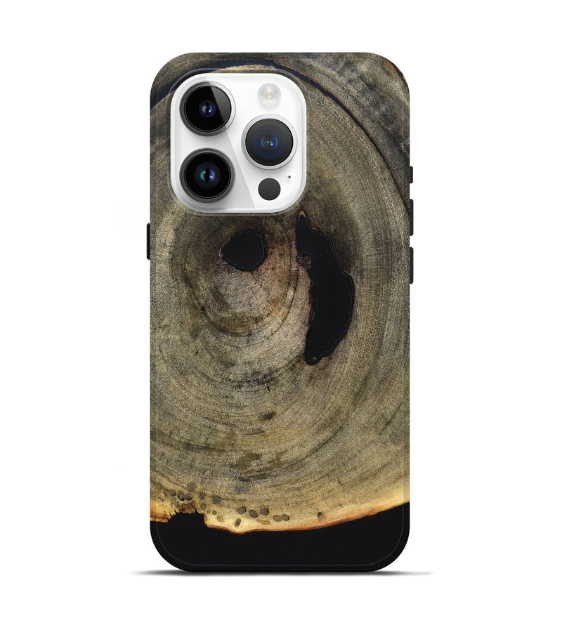 iPhone 15 Pro Wood Live Edge Phone Case - Birdie (Solid Wood, 823403)