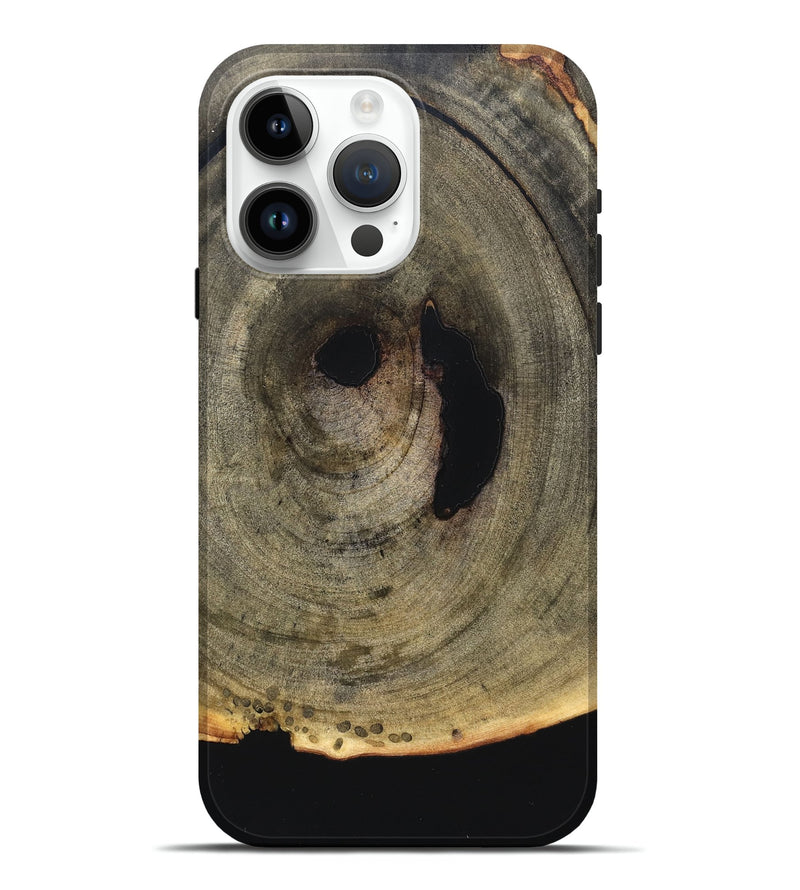 iPhone 15 Pro Max Wood Live Edge Phone Case - Birdie (Solid Wood, 823403)