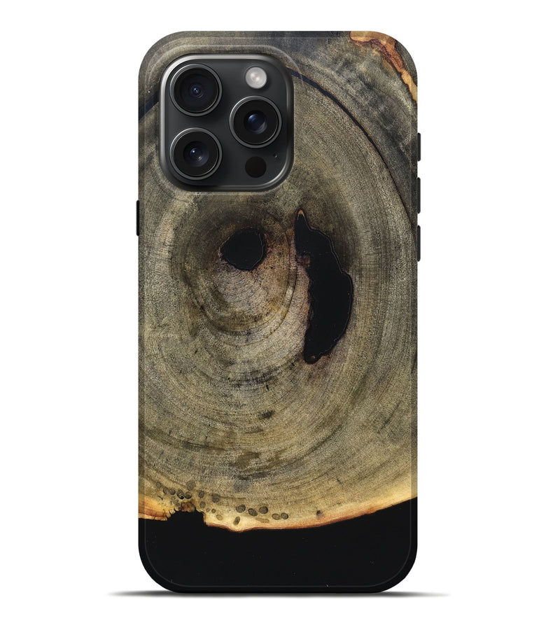 iPhone 16 Pro Max Wood Live Edge Phone Case - Birdie (Solid Wood, 823403)