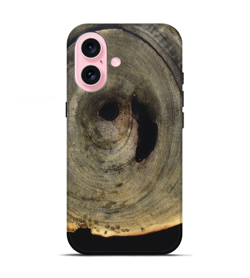 iPhone 17 Wood Live Edge Phone Case - Birdie (Solid Wood, 823403)