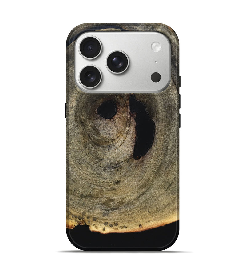iPhone 17 Pro Wood Live Edge Phone Case - Birdie (Solid Wood, 823403)
