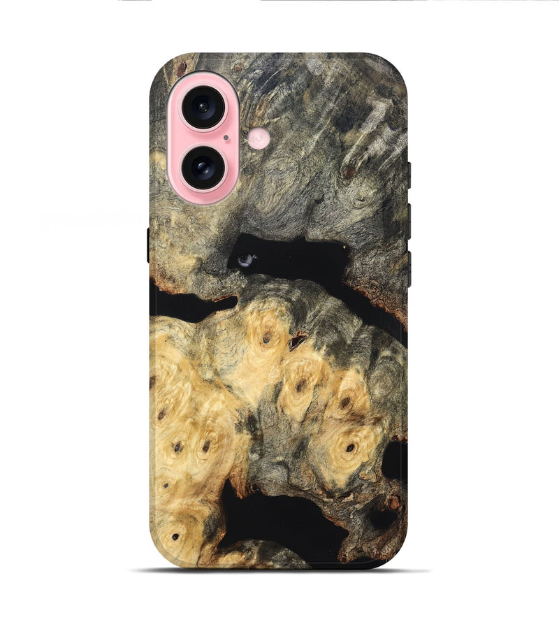 iPhone 16 Wood Live Edge Phone Case - Randall (Solid Wood, 823404)