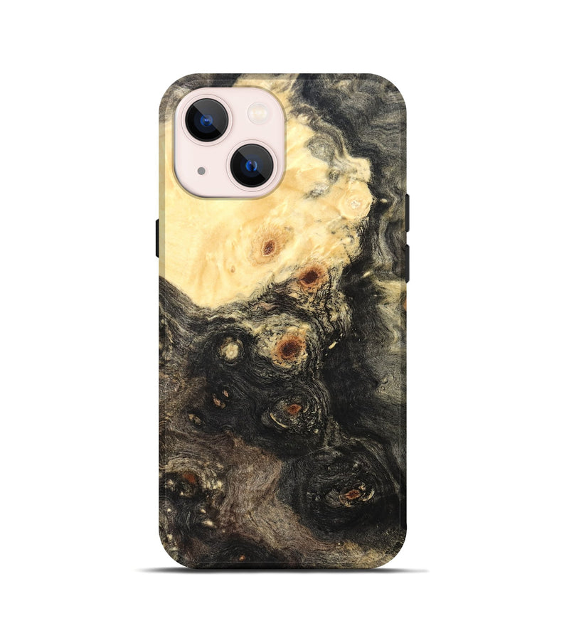 iPhone 13 mini Wood Live Edge Phone Case - Lisa (Solid Wood, 823406)