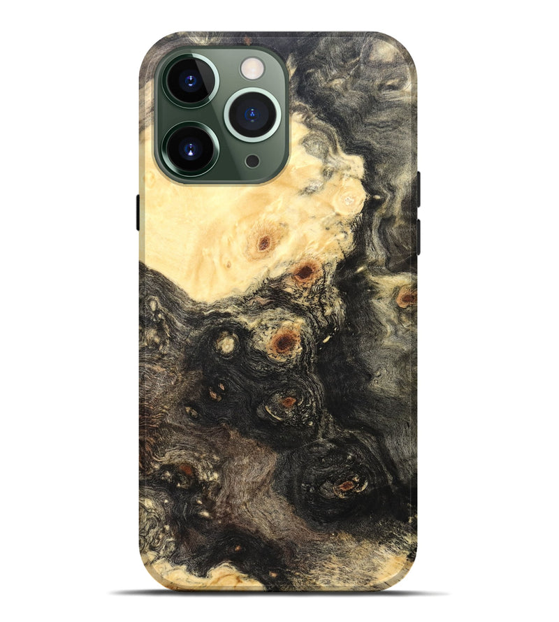iPhone 13 Pro Max Wood Live Edge Phone Case - Lisa (Solid Wood, 823406)