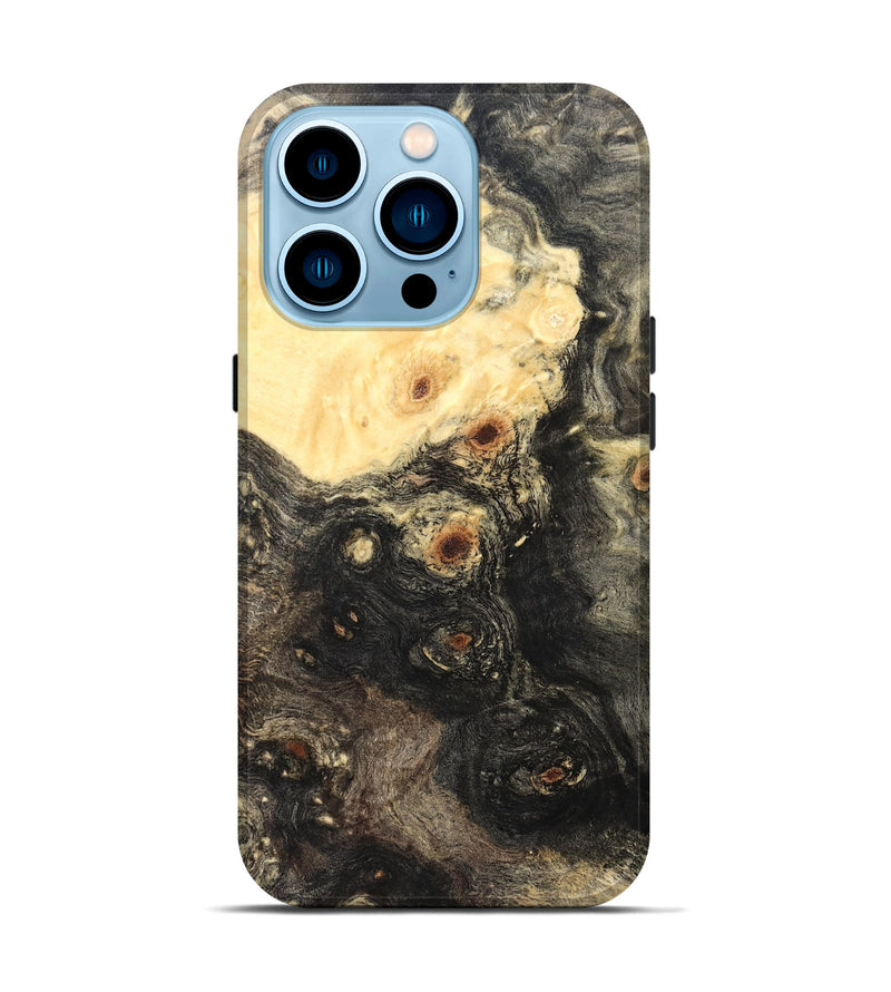 iPhone 14 Pro Wood Live Edge Phone Case - Lisa (Solid Wood, 823406)