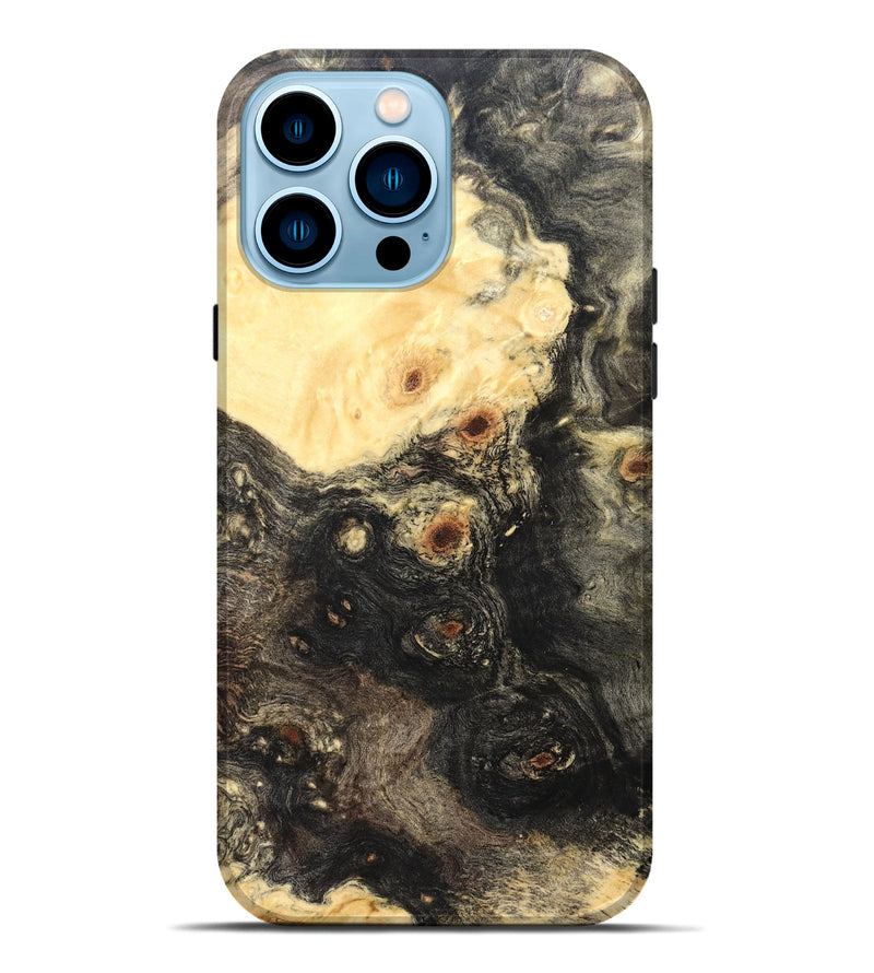 iPhone 14 Pro Max Wood Live Edge Phone Case - Lisa (Solid Wood, 823406)