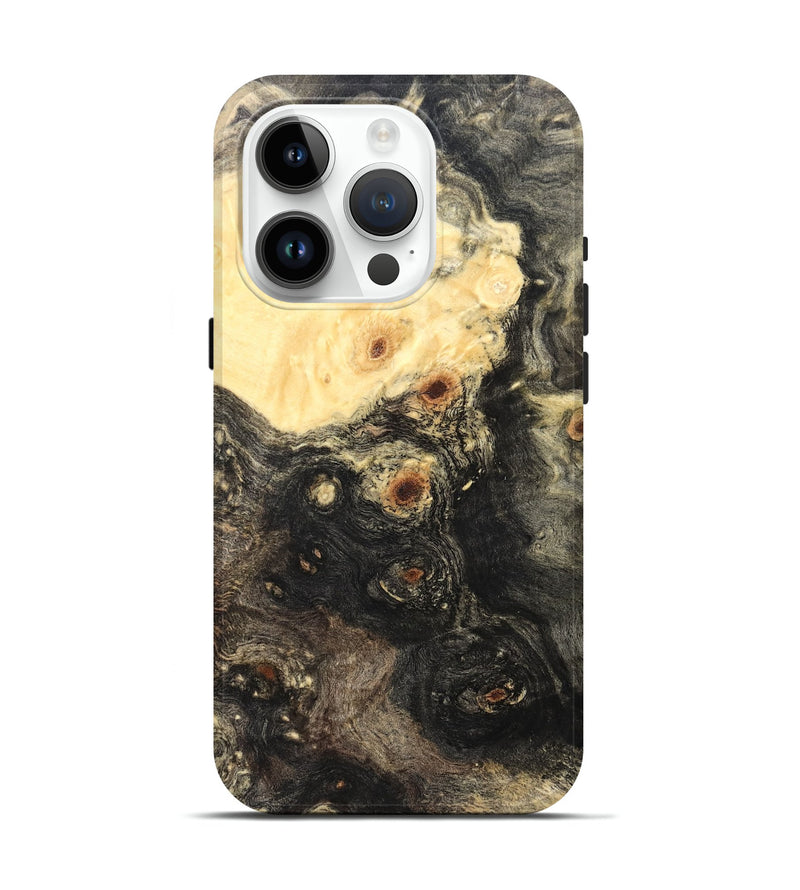 iPhone 15 Pro Wood Live Edge Phone Case - Lisa (Solid Wood, 823406)