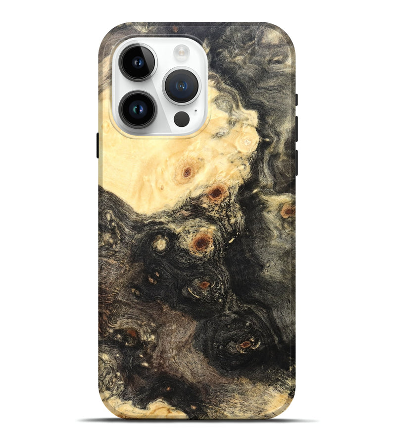iPhone 15 Pro Max Wood Live Edge Phone Case - Lisa (Solid Wood, 823406)