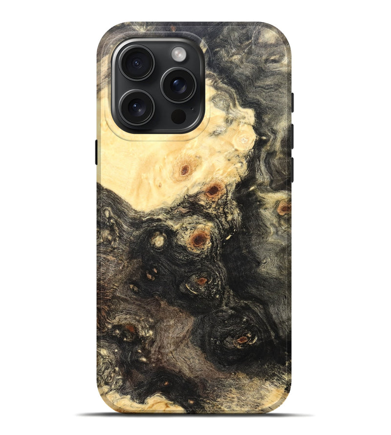iPhone 16 Pro Max Wood Live Edge Phone Case - Lisa (Solid Wood, 823406)