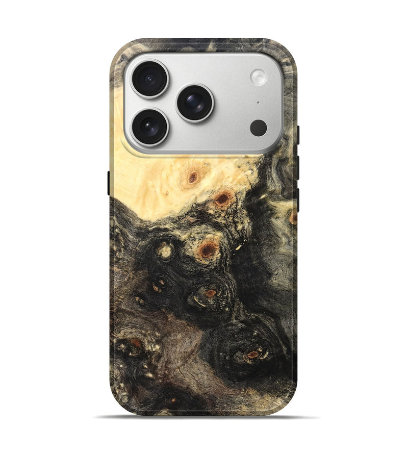 iPhone 17 Pro Wood Live Edge Phone Case - Lisa (Solid Wood, 823406)