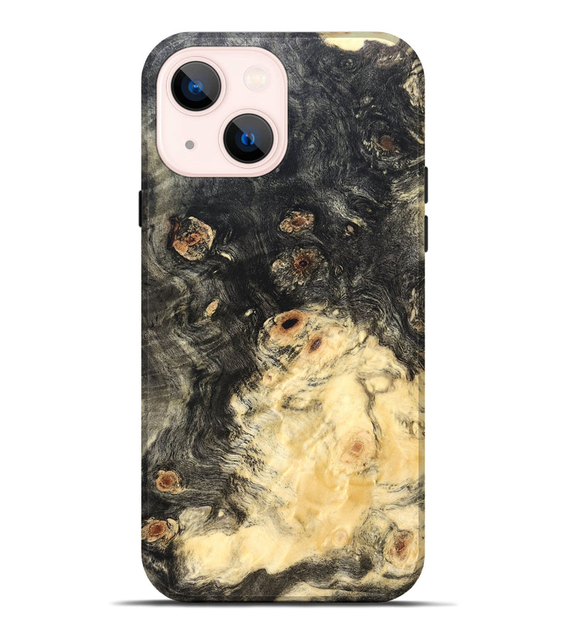 iPhone 14 Plus Wood Live Edge Phone Case - Rachel (Solid Wood, 823407)