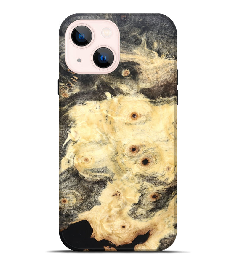 iPhone 14 Plus Wood Live Edge Phone Case - Clair (Solid Wood, 823408)