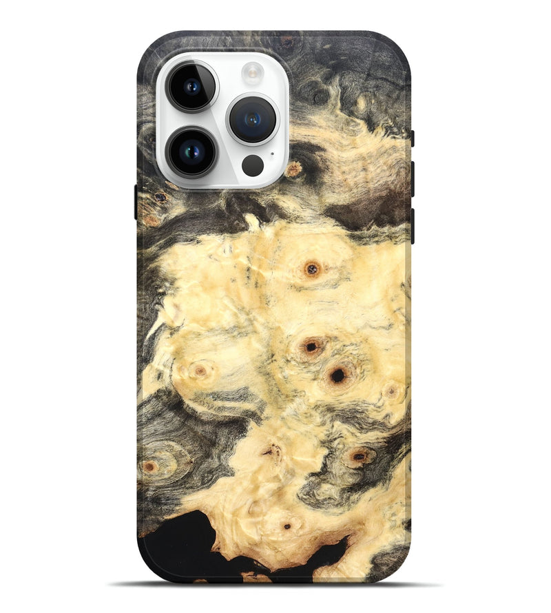 iPhone 15 Pro Max Wood Live Edge Phone Case - Clair (Solid Wood, 823408)