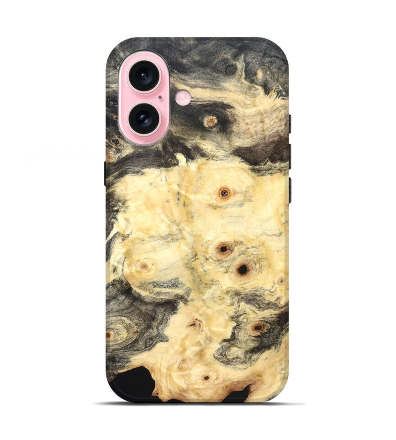 iPhone 17 Wood Live Edge Phone Case - Clair (Solid Wood, 823408)